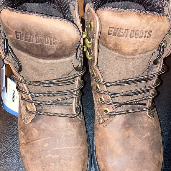 Everboots Dark Brown Men's Boots Size 9W EB622EE - Picture 4 of 13